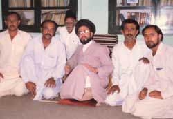 Raja Jahandad ,Syed Sibtain Kazmi of Chakwal and others with Agha Moosavi
